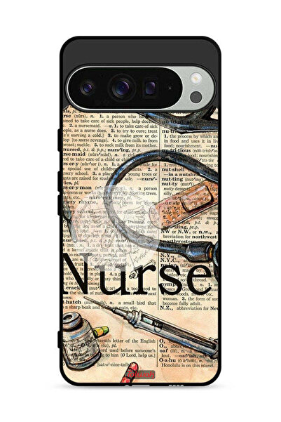 Tolwak غطاء حماية لجهاز Google Pixel 9 Pro XL - أدوات ممرضة عتيقة