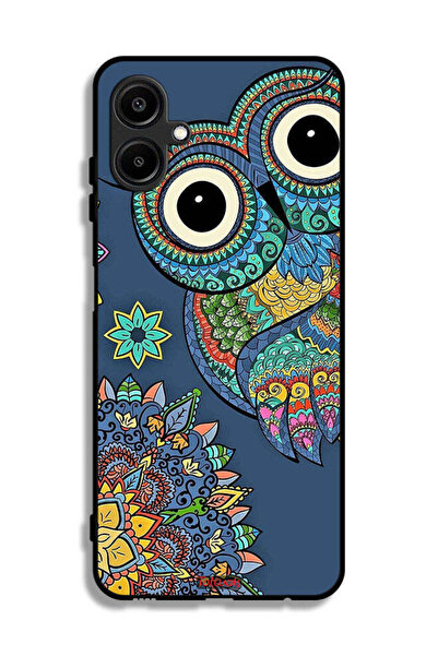 Tolwak Samsung Galaxy M06 5G Protective Case Cover Floral Owl