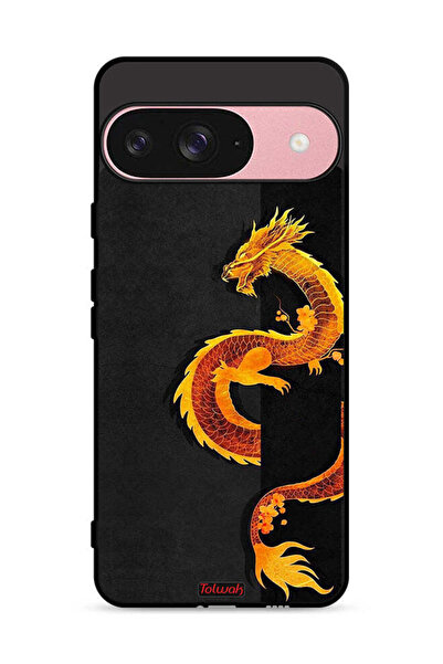 Tolwak غطاء حماية لجهاز Google Pixel 9 بتصميم فن التنين