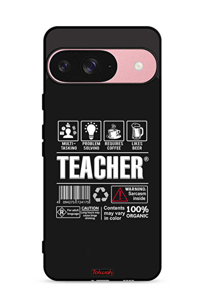 Tolwak غطاء حماية لجهاز Google Pixel 9 - ملصق المعلم