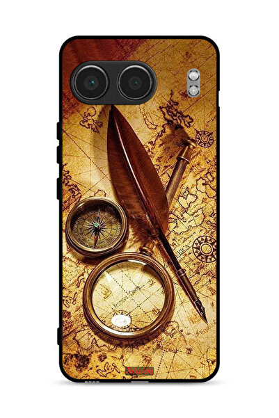 Tolwak غطاء حماية لهاتف OnePlus Nord 4 5G بتصميم بوصلة عتيقة