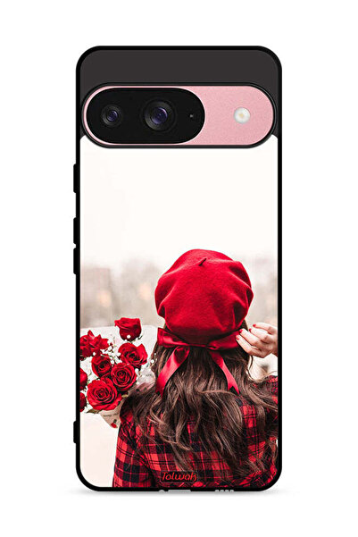 Tolwak غطاء حماية لهاتف Google Pixel 9 يحمل زهورًا