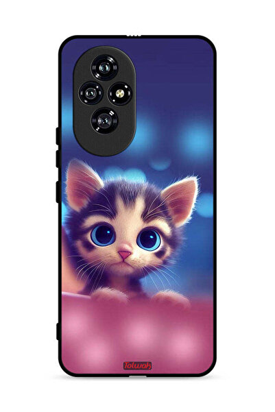 Tolwak غطاء حماية لهاتف Honor 200 5G بتصميم قطة صغيرة