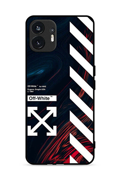 Tolwak Nothing Phone (2) 5G Protective Case Cover Off White Sticker