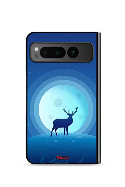 Tolwak غطاء حماية لجهاز جوجل بيكسل فولد 5G بتصميم غزال