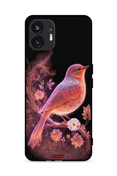 Tolwak Nothing Phone (2) 5G Protective Case Cover Cute Bird Art