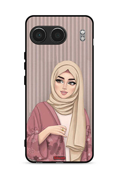 Tolwak غطاء حماية لهاتف OnePlus Nord 4 5G برسومات فتاة محجبة