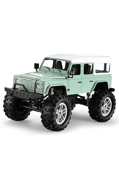 DOUBLE EAGLE Remote control car Rock Crawler Land Rover Defender Green 1:14 – 2 batteries
