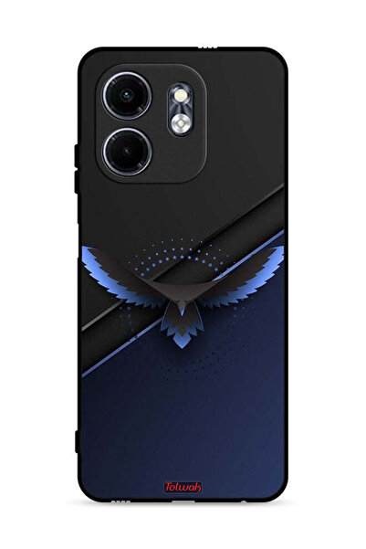 Tolwak غطاء حماية لهاتف Infinix Hot 50i 4G بتصميم فن تجريدي رقمي من تصميم نسر