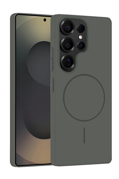 m.tk moveteck Samsung Galaxy S25 Ultra Kılıf Kamare Korumalı Magsafe Destekli içi Kadife Yumuşak Renkli Silikon