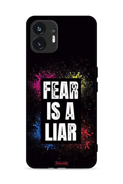 Tolwak Nothing Phone (2) 5G Protective Case Cover Fear Is A Liar