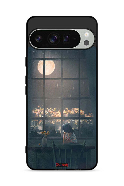 Tolwak غطاء حماية لجهاز Google Pixel 9 Pro XL بتصميم منظر القمر