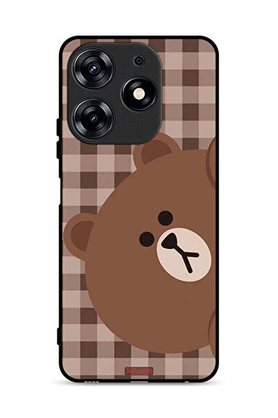 Tolwak غطاء حماية بتصميم دب تيدي لهاتف تكنو سبارك 10 برو 4G