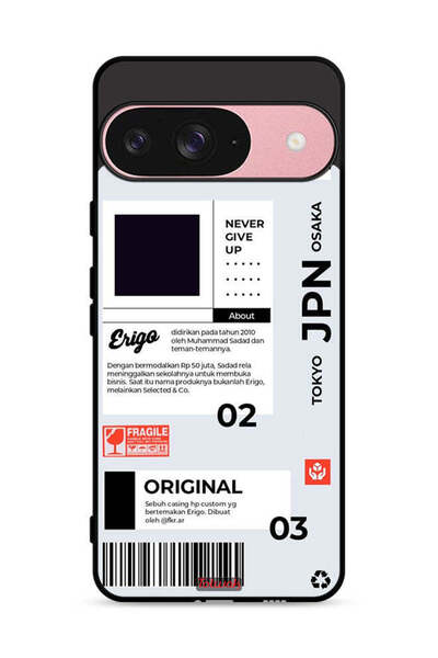 Tolwak غطاء حماية لجهاز Google Pixel 9 - ملصق ياباني