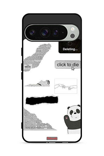 Tolwak غطاء حماية لجهاز Google Pixel 9 Pro، ملصق باندا