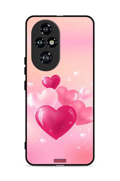 Tolwak غطاء حماية لهاتف Honor 200 Pro 5G برسومات قلوب جميلة