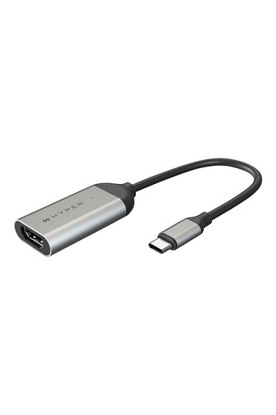 3DHyperStudio Adaptor USB-C la HDMI HyperDrive 8K 60Hz Argintiu