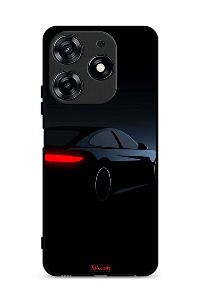 Tolwak غطاء حماية لهاتف تكنو سبارك 10 برو 4G - لون سيارة داكنة