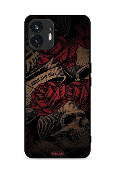 Tolwak Nothing Phone (2) 5G Protective Case Cover Rok And Roll