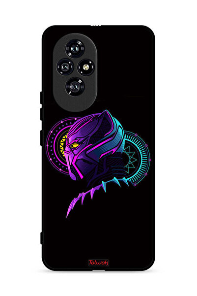 Tolwak غطاء حماية لهاتف Honor 200 5G، رسم فني رقمي بسيط عالي الدقة