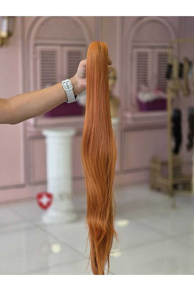 LOLLY PONY ذيل حصان من الألياف الاصطناعية مع مشبك مشبك