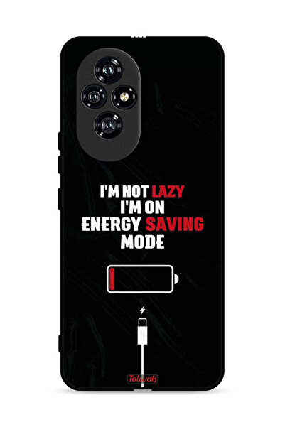 Tolwak غطاء حماية لهاتف Honor 200 5G، أنا لست كسولاً، أنا في وضع توفير الطاقة
