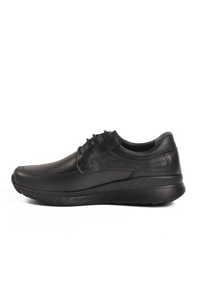 AYAKMOD Black Genuine Leather Men's Casual Shoes C411 m