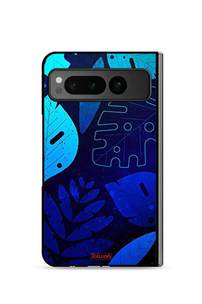 Tolwak غطاء حماية لهاتف Google Pixel Fold 5G بنقشة أوراق الشجر