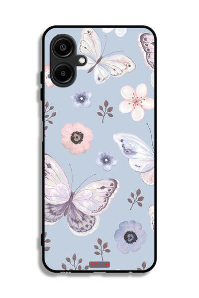 Tolwak غطاء حماية لهاتف سامسونج جالاكسي A06 4G بنقشة فراشات وزهور