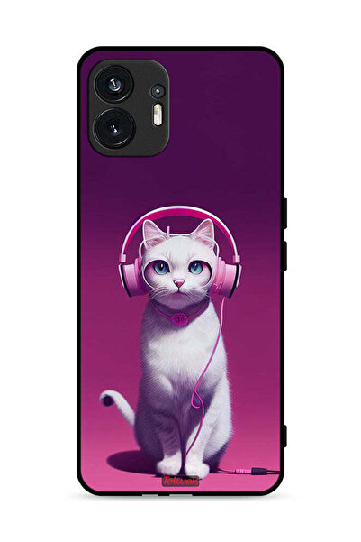 Tolwak Nothing Phone (2) 5G Protective Case Cover Cute Kitten