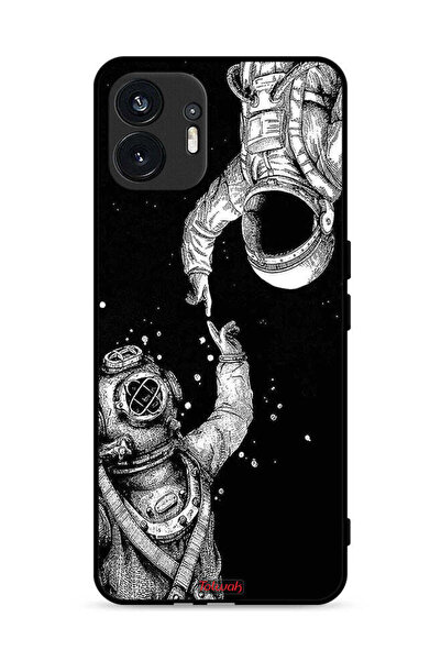 Tolwak Nothing Phone (2) 5G Protective Case Cover Astronauts