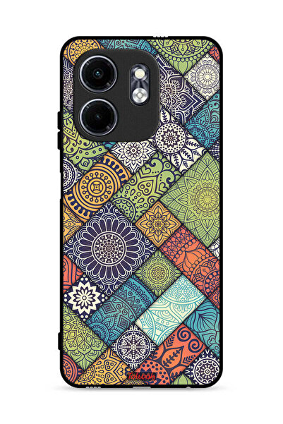 Tolwak غطاء حماية لهاتف إنفينيكس سمارت 9 4G بنقشة ماندالا