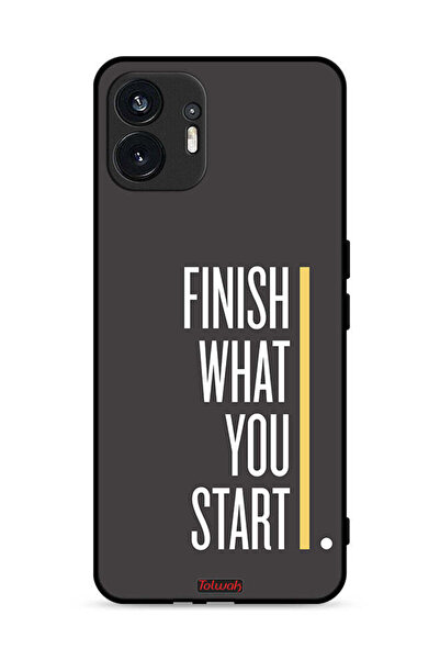Tolwak Nothing Phone (2) 5G Protective Case Cover Finish What You Start