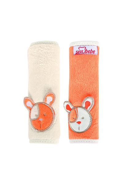 SAVA HOME COLLECTİON Sevi Bebe Car Seat Belt Cover ART-235 Orange