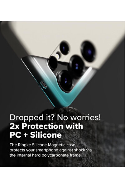 m.tk moveteck Samsung Galaxy S25 Ultra Kılıf Kamare Korumalı Magsafe Destekli içi Kadife Yumuşak Renkli Silikon