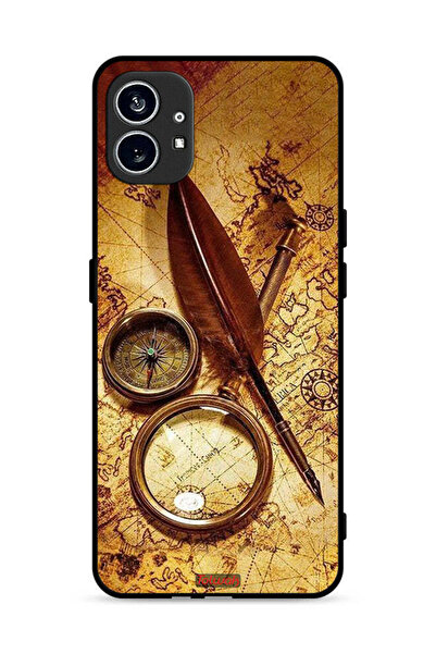 Tolwak غطاء حماية لهاتف Nothing Phone (1) 5G بوصلة عتيقة