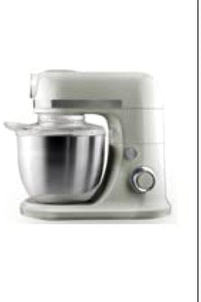 AKAI | Stand Mixer | White Color | 650 W | 5 Liter Stainless Steel Bowl With Bowl Cover | One Year W