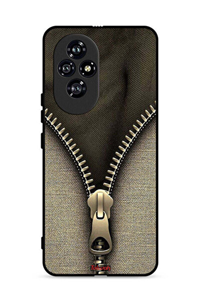 Tolwak Honor 200 5G Protective Case Cover Zip Pattern