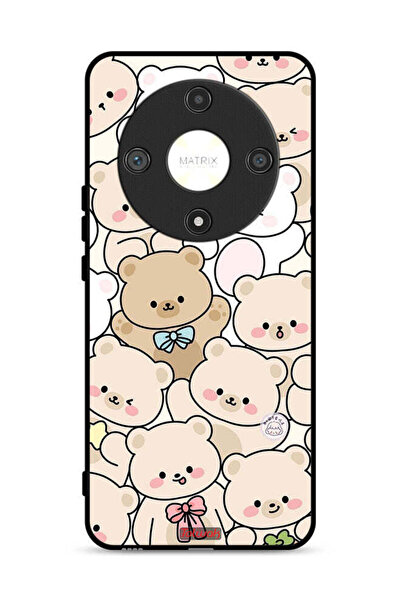 Tolwak غطاء حماية لهاتف Honor X9b 5G بنقشة دببة