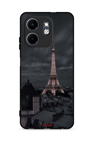 Tolwak غطاء حماية لهاتف إنفينيكس سمارت 9 4G بتصميم برج إيفل في الليل