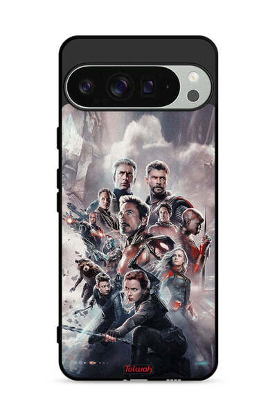 Tolwak غطاء حماية لجهاز Google Pixel 9 Pro XL بتصميم Avengers