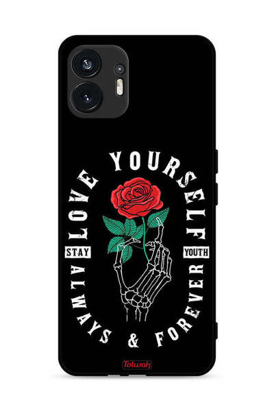 Tolwak Nothing Phone (2) 5G Protective Case Cover Love Yourself Always