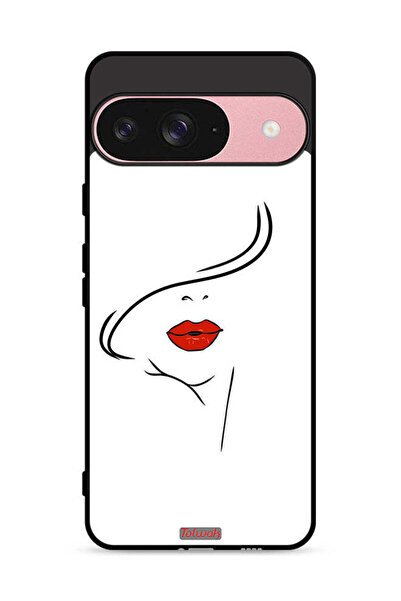 Tolwak غطاء حماية لجهاز جوجل بيكسل 9 بتصميم وجه فتاة