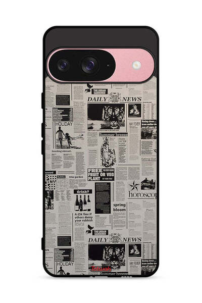 Tolwak غطاء حماية لجهاز Google Pixel 9 مع تسجيل صحيفة