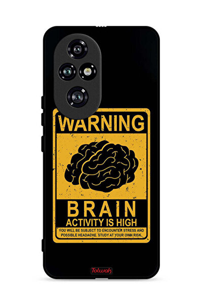Tolwak غطاء حماية لهاتف Honor 200 Pro 5G تحذير من ارتفاع نشاط الدماغ