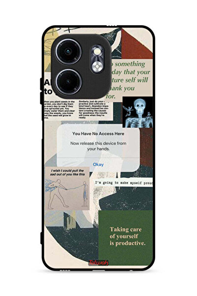 Tolwak غطاء حماية لهاتف Infinix Smart 9 4G اسمح لنفسك بالنمو