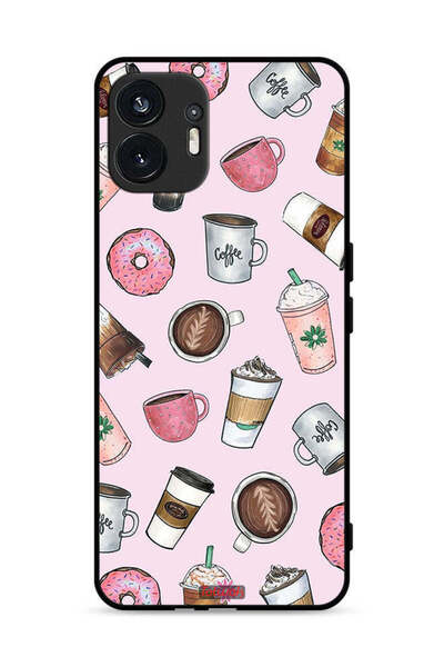 Tolwak Nothing Phone (2) 5G Protective Case Cover Coffee Lover Art