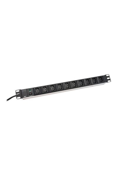 Digitus Aluminum power strip 10 IEC C14 sockets