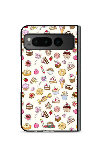 Tolwak غطاء حماية لهاتف Google Pixel Fold 5G بنمط العناصر المفضلة