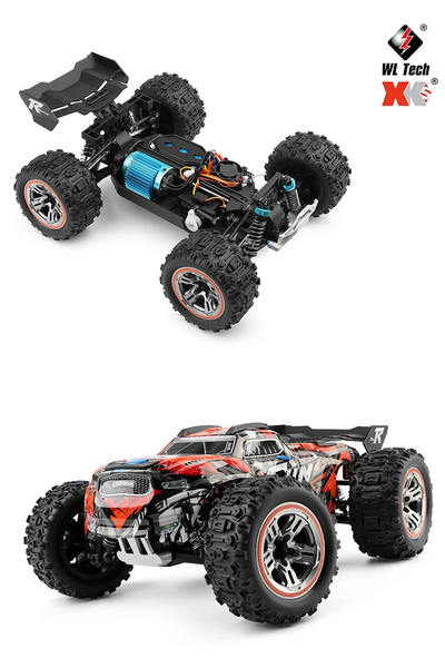 oyuncakgidiyor 1/18 60 Km Hız Yapan RC Araba 2.4 GHz 4x4 LED Işıklı Full Fonksiyon Soğutmalı Metal Alaşım